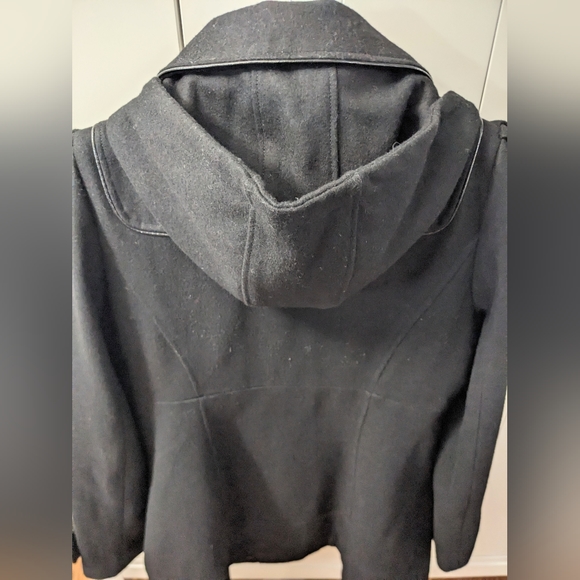 APT 9, Wool blend Coat, Black, Size Medium. - Picture 10 of 12